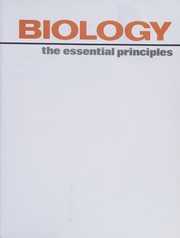 Front cover of Biology, the essential principles by Tom M. Graham