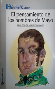 Front cover of El pensamiento de los hombres de Mayo by Ricardo de Titto