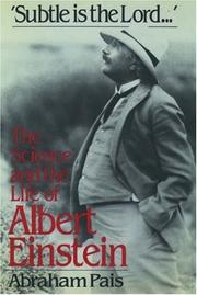 Cover of Subtle Is the Lord by Abraham Pais