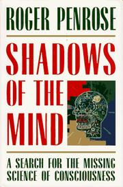 Front cover of Shadows of the mind by Roger Penrose