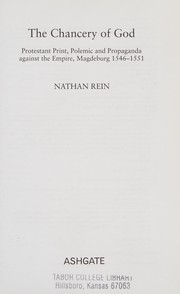 Front cover of The Chancery of God by Nathan Rein