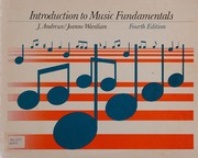 Cover of Introduction to music fundamentals by J. Austin Andrews
