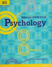 Front cover of Edexcel AS/a Level Psychology Student Book + ActiveBook by Karren Smith