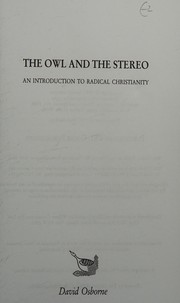Cover of The owl and the stereo by David Osborne
