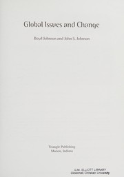 Cover of Global issues and change by Unknown