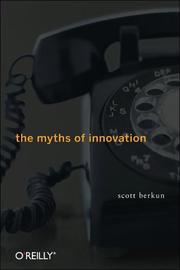 Front cover of The myths of innovation by Scott Berkun