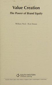 Cover of Value creation by William D. Neal