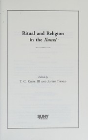 Front cover of Ritual and religion in the Xunzi by T. C. Kline