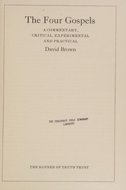 Cover of The Four Gospels by David Brown, D.D.
