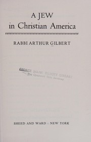Front cover of A Jew in Christian America by Arthur Gilbert