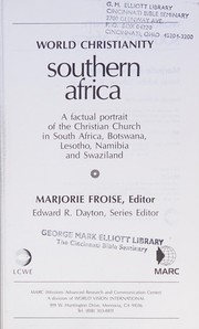 Cover of Southern Africa by Marjorie Froise