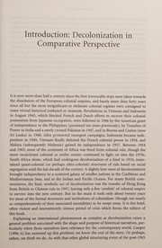Cover of Decolonization and its impact by Martin Shipway