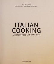 Cover of Italian cooking by Mia Mangolini