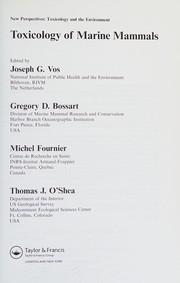 Front cover of Toxicology of marine mammals by Michel Fournier