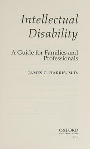 Cover of Mental Retardation by James C. Harris