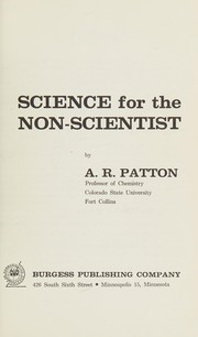 Front cover of Science for the non-scientist by A. R. Patton