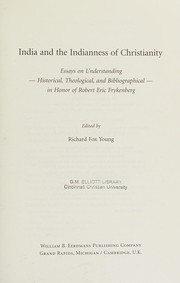 Cover of India and the Indianness of Christianity by Robert Eric Frykenberg