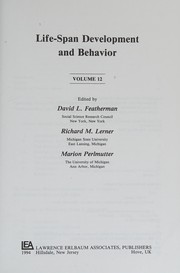 Cover of Life-Span Development and Behavior by David L. Featherman