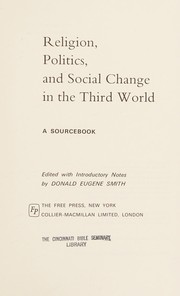 Front cover of Religion, politics, and social change in the Third World by Donald Eugene Smith