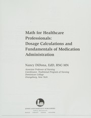 Front cover of Math for healthcare professionals by Nancy A. DiDona