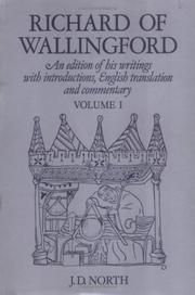 Cover of Richard of Wallingford by Richard of Wallingford