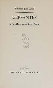 Cover of Cervantes by Sebastià Juan Arbó