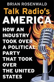 Cover of Talk Radio's America by Brian Rosenwald