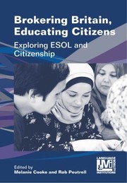 Front cover of Brokering Britain, Educating Citizens by Melanie Cooke