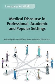 Front cover of Medical Discourse in Professional, Academic and Popular Settings by Pilar Ordóñez-López