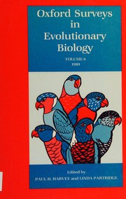 Front cover of Oxford surveys in evolutionary biology by Linda Partridge