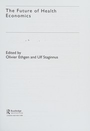 Front cover of Future of Health Economics by Ulf Staginnus