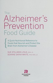 Front cover of The Alzheimer's prevention food guide by Sue Stillman Linja