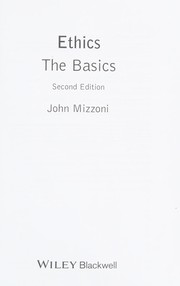 Cover of Ethics by John Mizzoni