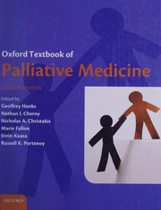 Front cover of Oxford textbook of palliative medicine by Geoffrey W. C. Hanks