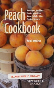 Cover of Peach cookbook by Mimi Brodeur