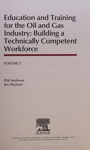 Front cover of Education and Training for the Oil and Gas Industry by Jim Playfoot