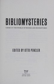Front cover of Bibliomysteries by Otto Penzler