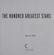 Front cover of The hundred greatest stars by James B Kaler