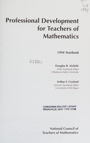 Front cover of Professional Development for Teachers of Mathematics by Douglas B. Aichele
