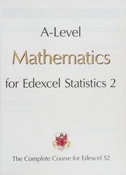 Cover of A-level mathematics for Edexcel statistics 2 by Alison Palin