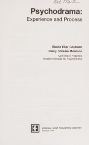 Front cover of Psychodrama by Elaine Eller Goldman