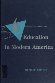 Cover of An introduction to education in modern America by Gordon Canfield Lee