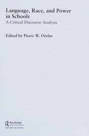 Cover of Language, Race, and Power in Schools by Pierre W. Orelus