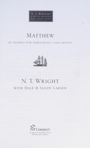 Cover of Matthew by N. T. Wright