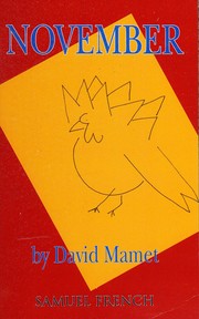 Cover of November by David Mamet