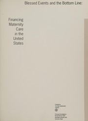 Front cover of Blessed events and the bottom line by Alan Guttmacher Institute
