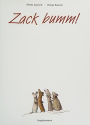 Cover of Zack bumm! by Heinz Janisch