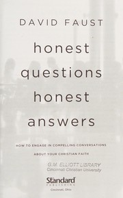 Cover of Honest questions, honest answers by David Faust