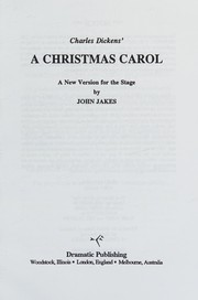 Front cover of Charles Dickens' A Christmas Carol by John Jakes