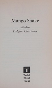 Cover of Mango shake by Debjani Chatterjee
